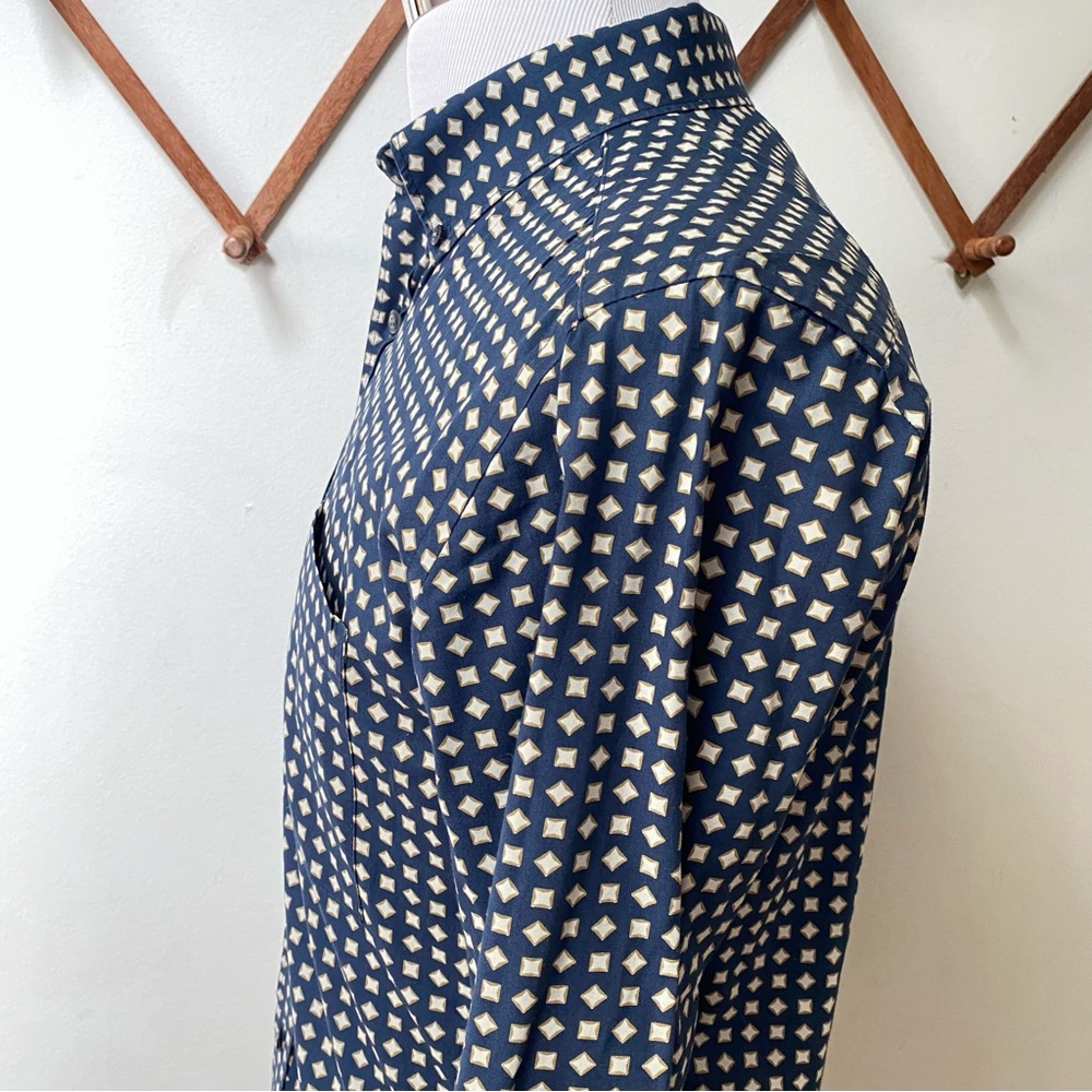 French Connection Argyle Diamond Patterned Shirt - image 7